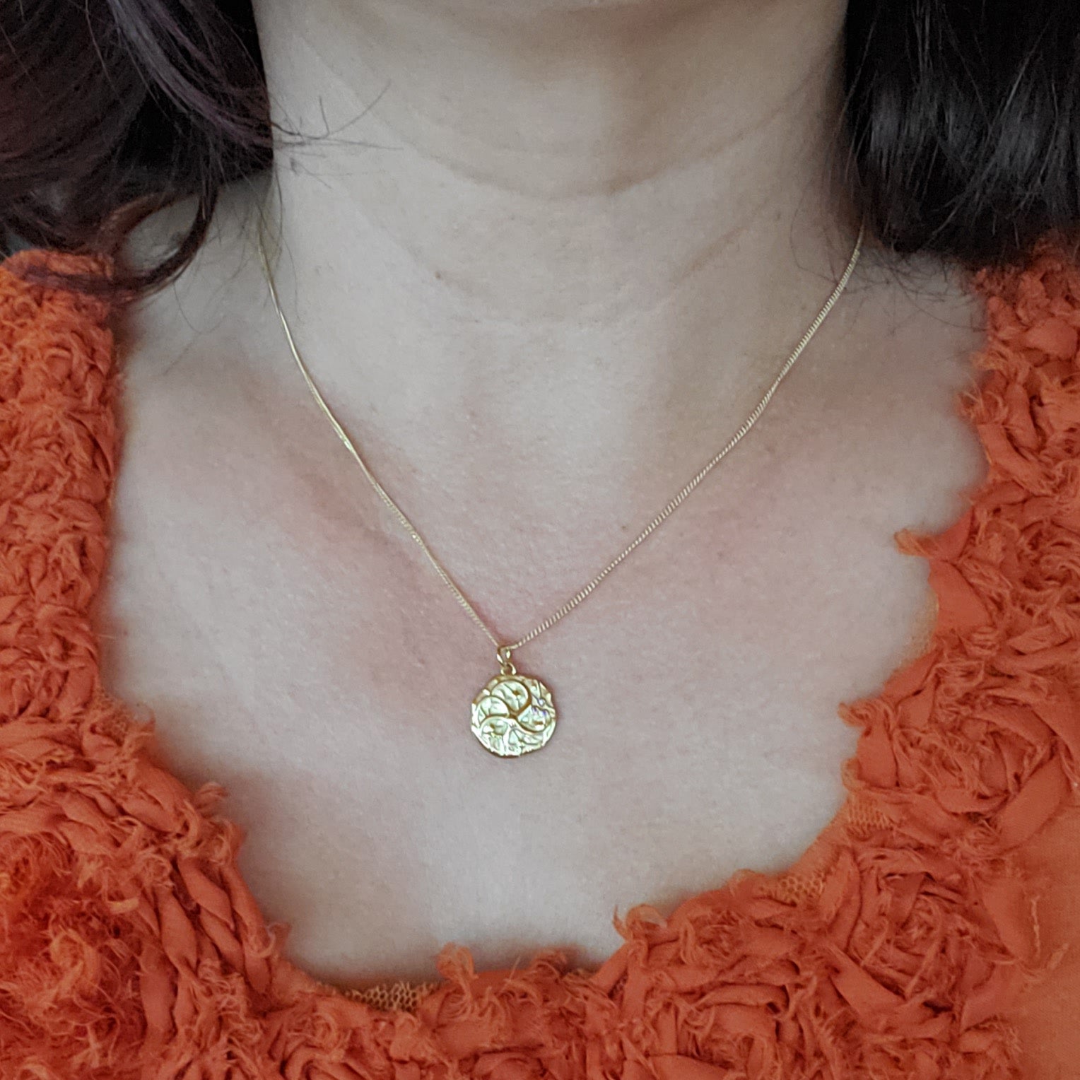 Gold Medallion Necklace