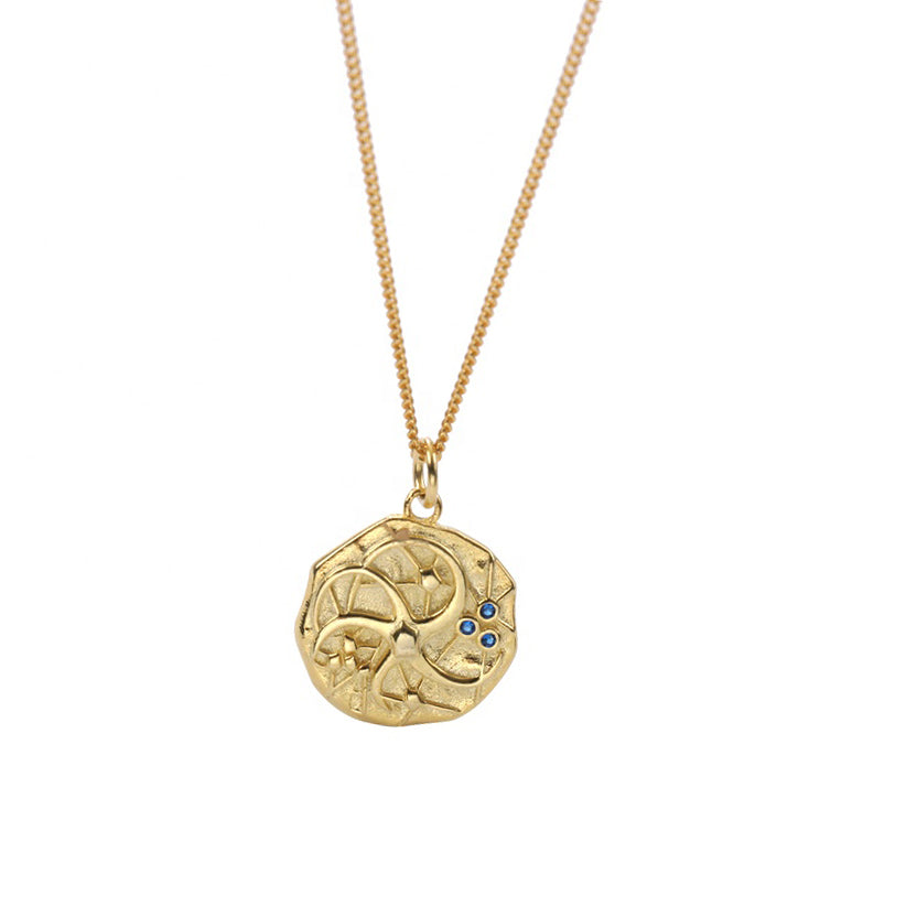 Gold Medallion Necklace