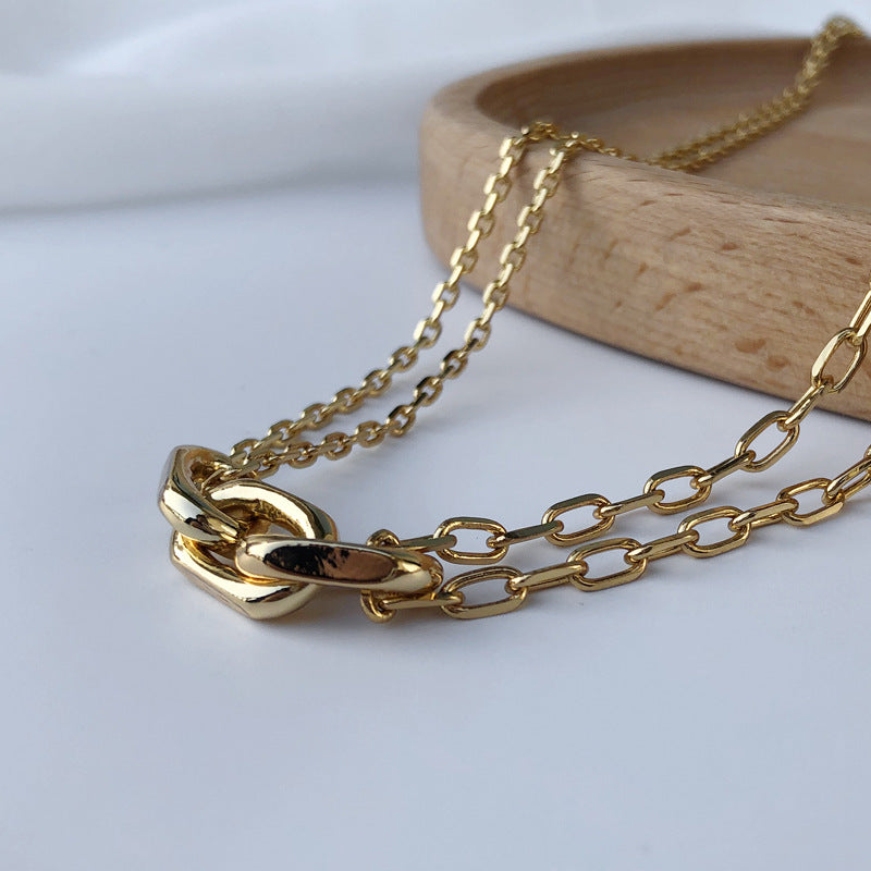 Link Chain Necklace Gold I-ZARA