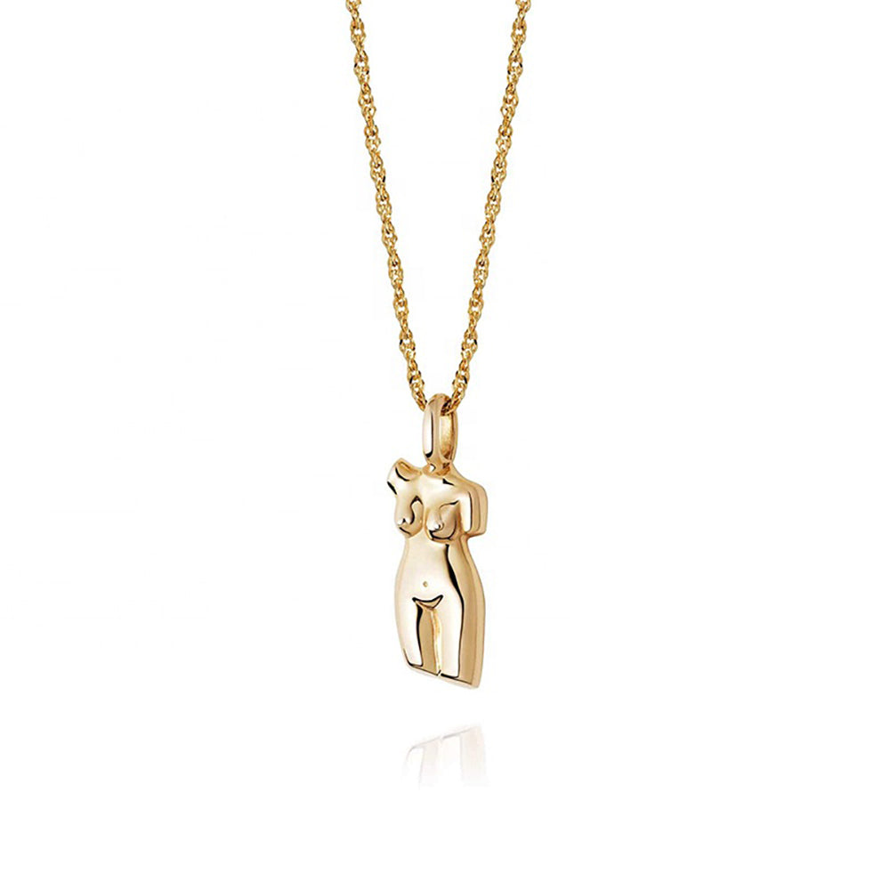 18ct  Plated Vita Necklace